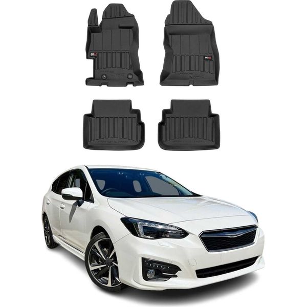 2016-2025 Subaru Impreza Tappetini Tpe Nero 4 Pezzi-image