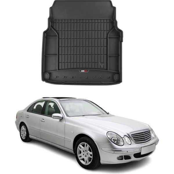 Omac Rivestimento In Gomma Per Mercedes Classe E W211 2002-2009 Tpe Nero-image