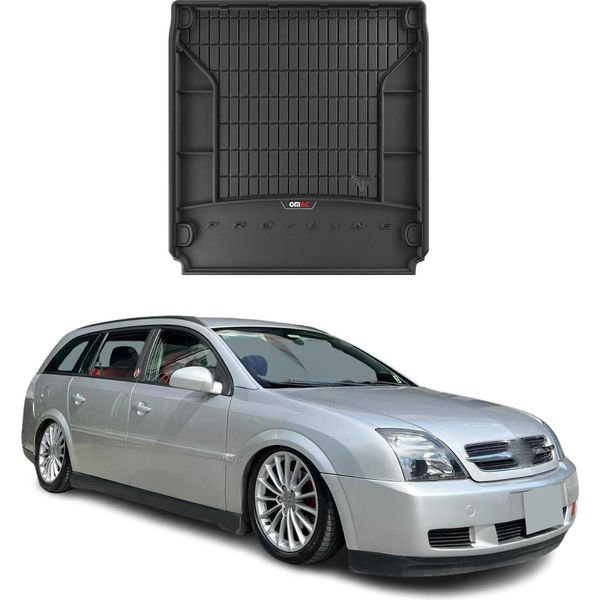 Omac Rivestimento Del Bagagliaio In Gomma Per Opel Vectra C 2002-2008 Rivestimento Del Bagagliaio In Tpe Nero-image