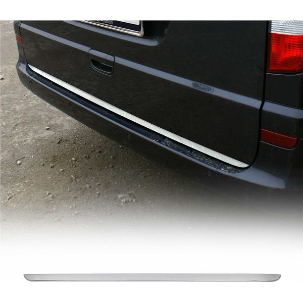 Modanatura Bagagliaio Posteriore Per Mercedes Vito W639 2003-2014 Acciaio Inox Cromato-image