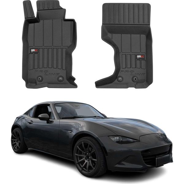 2015-2025 Mazda MX-5 Tappetini Tpe Nero 2 Pezzi-image