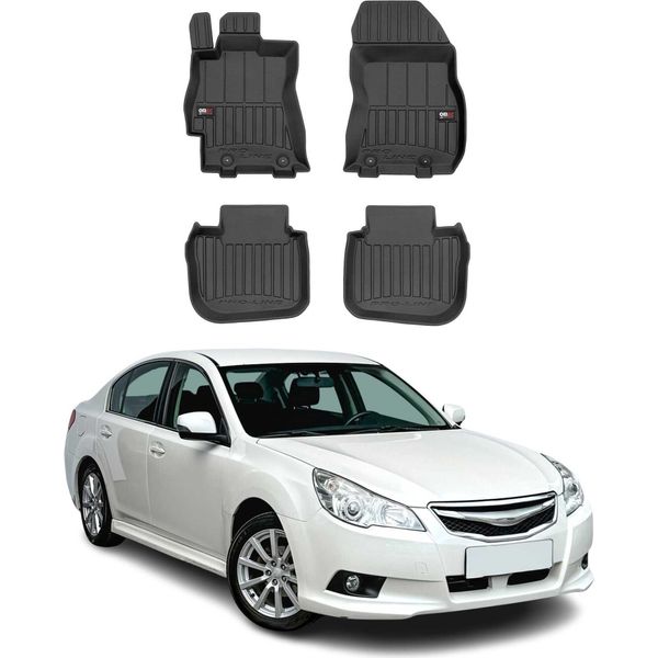 2009-2016 Subaru Legacy Sd Sw Tappetini Tpe Nero 4 Pz-image