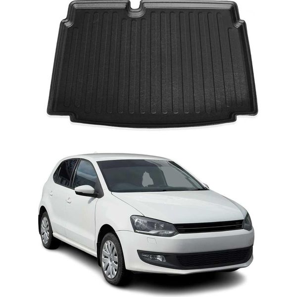 Fodera Bagagliaio Per Vw Polo 2009-2014 Hatchback 5 Porte In Gomma Tpe-image