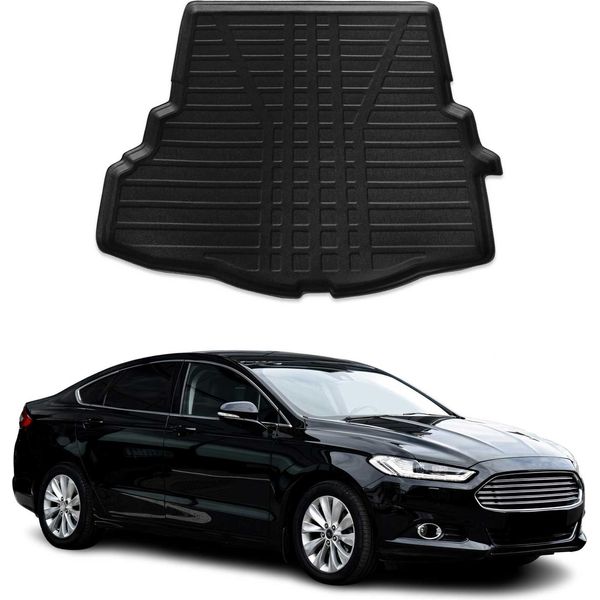 Fodera Per Bagagliaio Per Ford Mondeo Mk5 Berlina 2014-2022 In Gomma Tpe-image