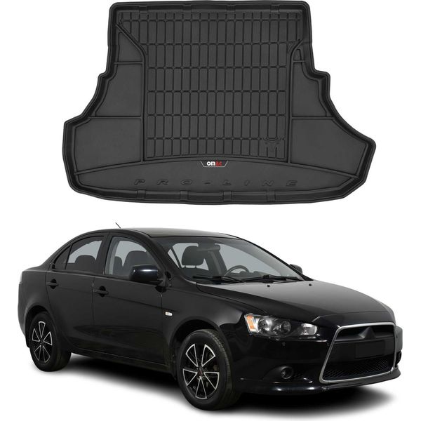 Omac Rivestimento Del Bagagliaio In Gomma Per Mitsubishi Lancer 2007-2016 Rivestimento Del Bagagliaio In Tpe-image
