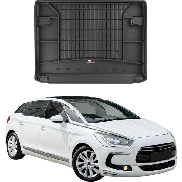 Omac Rivestimento Del Bagagliaio In Gomma Per Citroen DS5 2011-2016 Rivestimento Del Bagagliaio In Tpe Nero-image