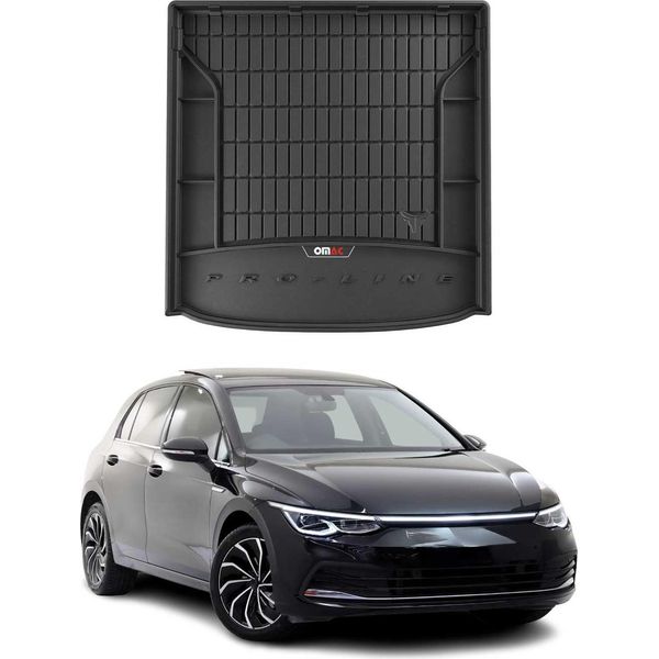 Omac Rivestimento Del Bagagliaio In Gomma Per Vw Golf 2019-2025 Rivestimento Superiore Del Bagagliaio In Tpe-image