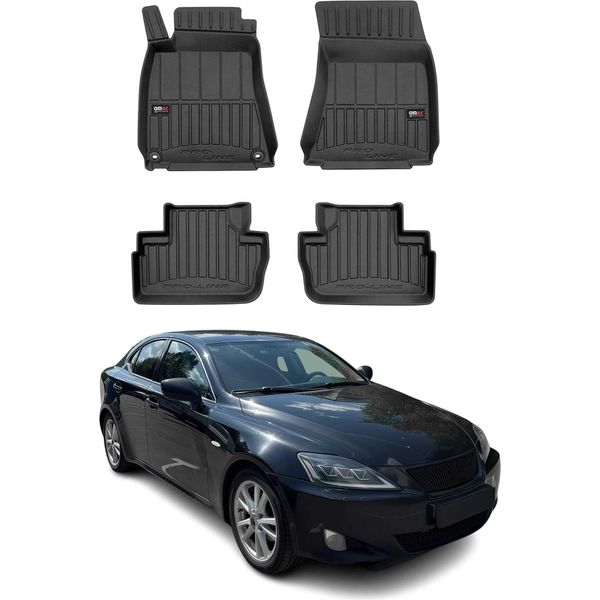 2006-2013 Lexus Is Tappetini Tpe Nero 4 Pz-image