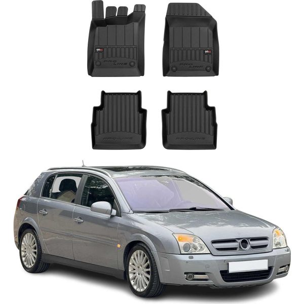 2003-2008 Opel Signum Tappetini Tpe Nero 4 Pz-image