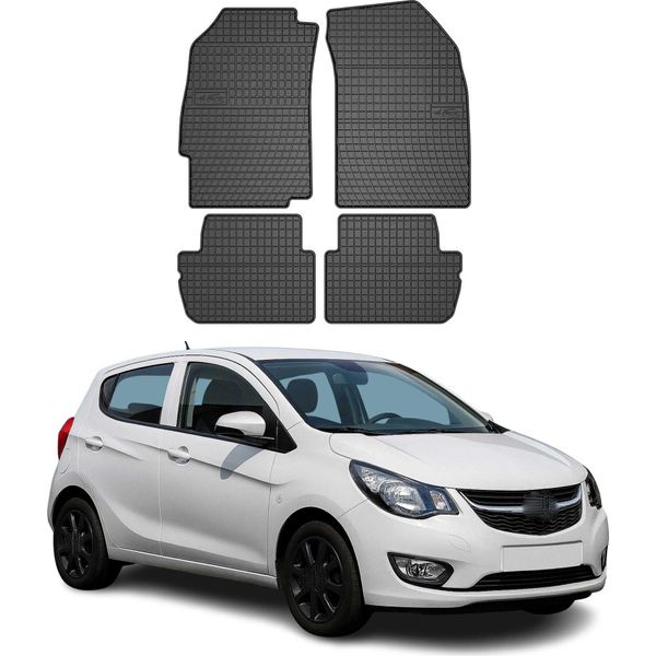 2015-2019 Opel Karl Tappetini Tpe Nero 4 Pz-image