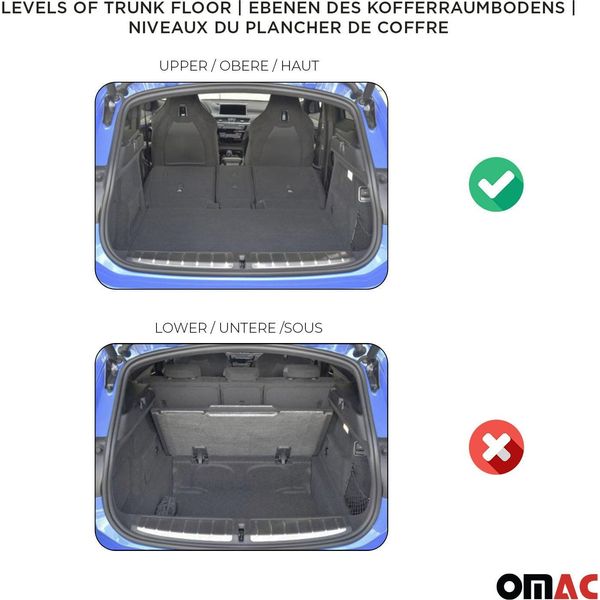 Omac Rivestimento Del Bagagliaio In Gomma Per Citroen E-C4 2021-2025 Rivestimento Del Bagagliaio In Tpe Nero-image