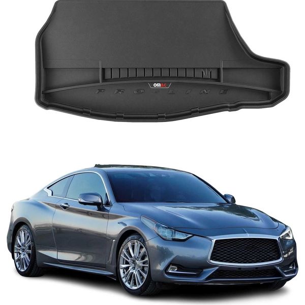 Omac Rivestimento Del Bagagliaio In Gomma Per Infinity Q60 Coupé 2017-2022 Rivestimento Del Bagagliaio In Tpe-image
