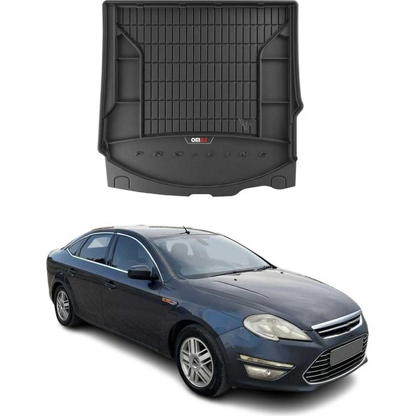 Omac Rivestimento In Gomma Per Ford Mondeo Mk4 Turnier 2007-2014 Tpe Nero-image
