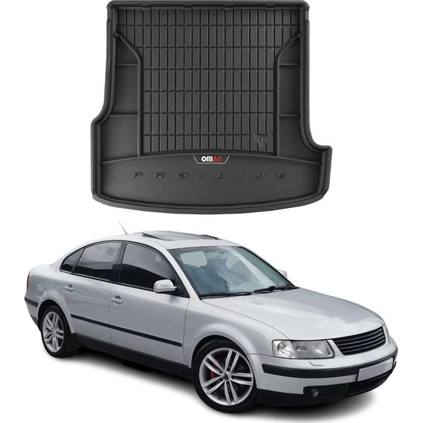 Omac Rivestimento Del Bagagliaio In Gomma Per Vw Passat B5 Variant 1996-2005 Rivestimento Del Bagagliaio In Tpe-image