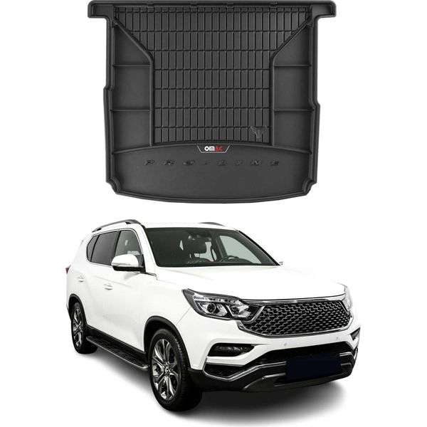 Omac Rivestimento Del Bagagliaio In Gomma Per Ssangyong Rexton W 2013-2017 Rivestimento Del Bagagliaio In Tpe-image