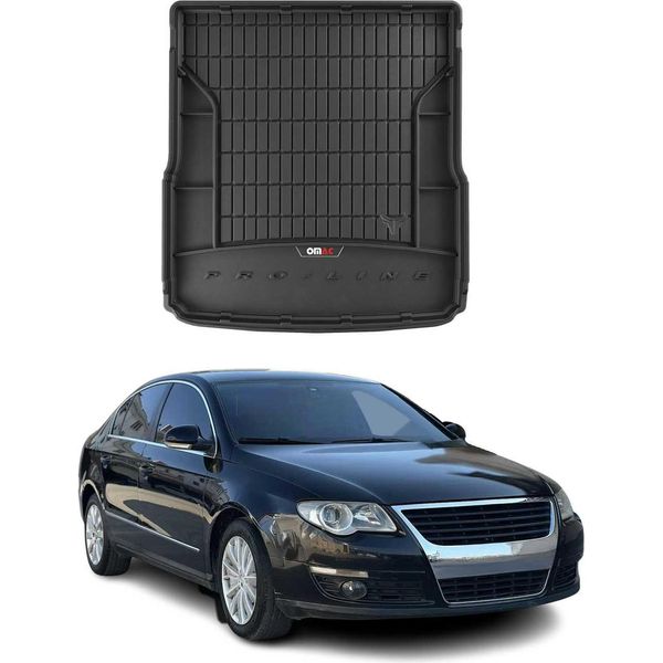 Omac Rivestimento Del Bagagliaio In Gomma Per Vw Passat B6 Variant 2005-2010 Rivestimento Del Bagagliaio In Tpe-image