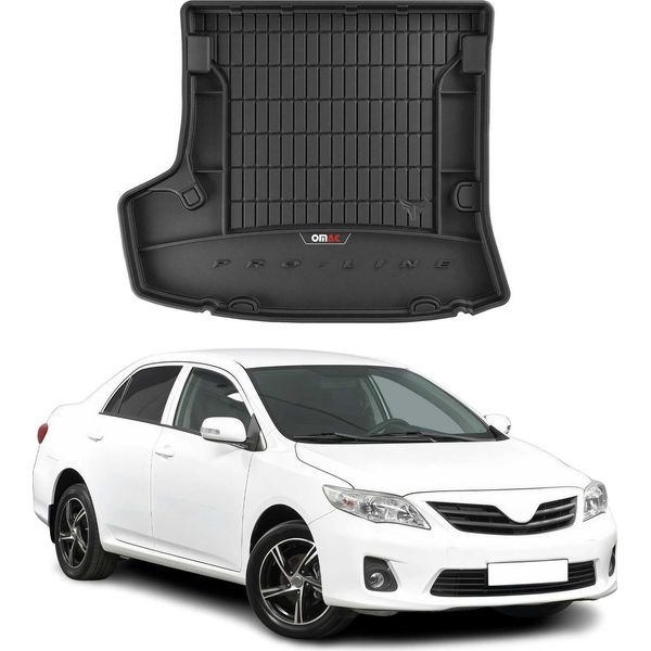 Omac Rivestimento Del Bagagliaio In Gomma Per Toyota Corolla X 2008-2013 Rivestimento Del Bagagliaio In Tpe-image