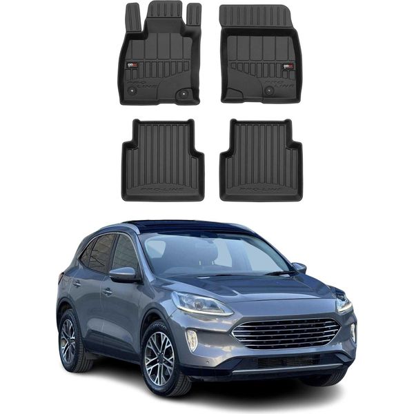 2020-2025 Ford Kuga Tappetini Tpe Nero 4 Pz-image
