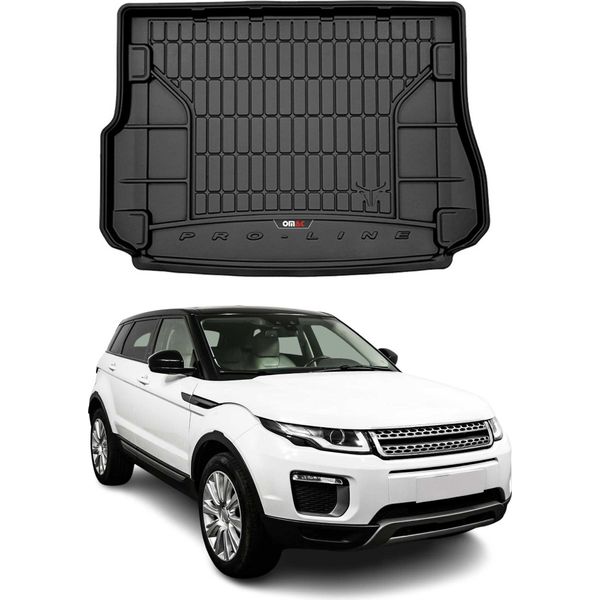 Omac Rivestimento Del Bagagliaio In Gomma Per Range Rover Evoque 2011-2019 Rivestimento Del Bagagliaio In Tpe-image
