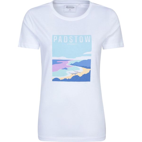 Mountain Warehouse - Maglietta "Padstow"" Da Donna A Maniche Corte MW4489 (34 De) (Bianco)"-image