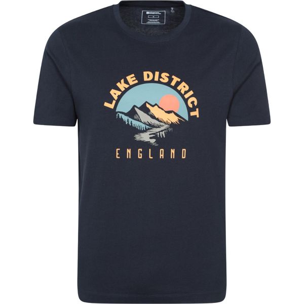 Mountain Warehouse - Maglietta "Lake District"" Da Uomo A Manica Corta MW4467 (L) (Navy)"-image