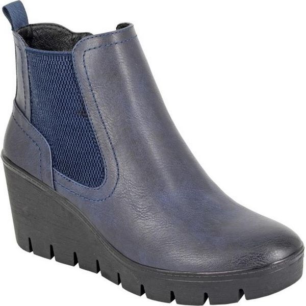 Cipriata - Stivaletti Donna "Annina"" DF4577 (39,5 Eu) (Blu Scuro)"-image