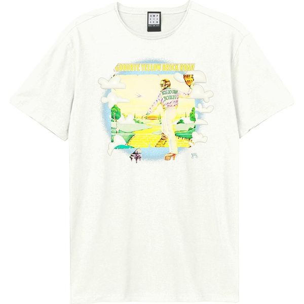 Amplified - Maglietta "Goodbye Yellow Brick Road"" Per Bambini/Ragazzi Unisex GD3186 (Xs) (Altweiß)"-image