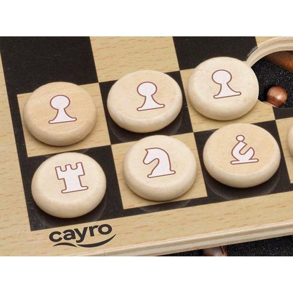 Scacchi Cayro Legno Metallo-image