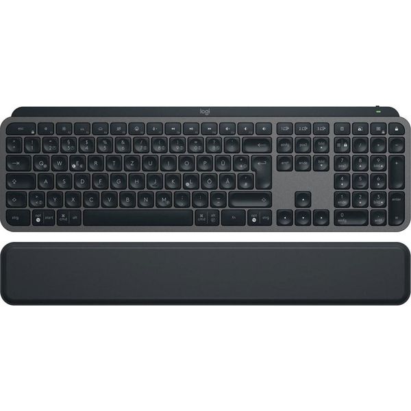 Logitech Mx Keys S Tastiera Ufficio Rf Senza Fili + Bluetooth Qwertz Tedesco Grafite-image