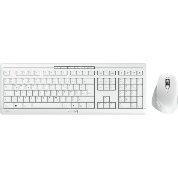 Cherry Stream Desktop Comfort - Set Di Tastiera E Mouse - 100% - Full Size - Senza Fili - 2,4 Ghz - Qwerty - Tedesco - Tasto-image