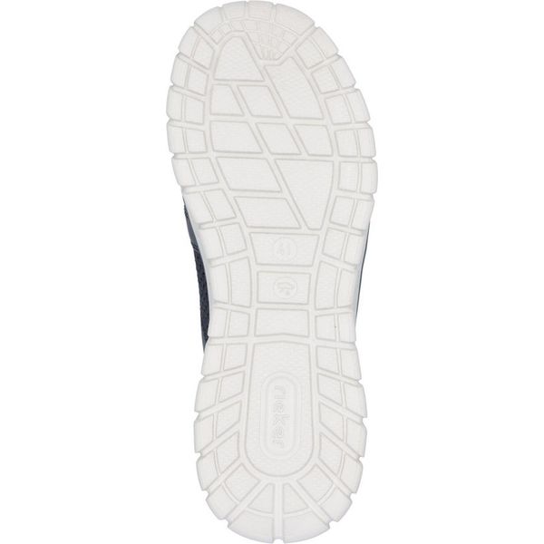Rieker Sneaker Da Uomo In Maglia Con Elastico E Solette Morbide 04351, Misura:41 Eu, Colore:Blu-image