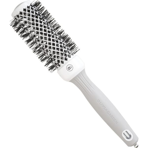 Olivia Garden Expert Blowout Shine Spazzola Per Capelli Bianca E Grigia 35 Mm-image