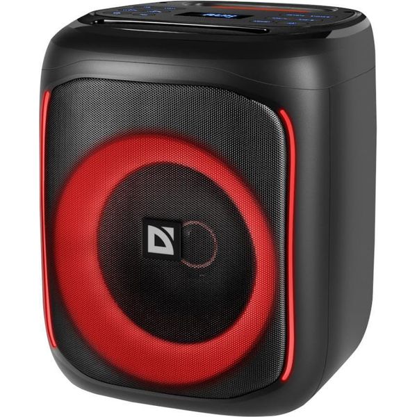 Defender Boomer 50 Altoparlante Bluetooth 50W MP3/FM/SD/USB/AUX/TWS/LED/MIC Karaoke Nero-image