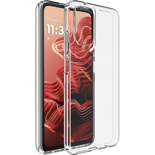 Per Motorola Moto G35 5G Tpu Silicone Custodia Protettiva Del Telefono Cellulare Sottile Flessibile Trasparente-image