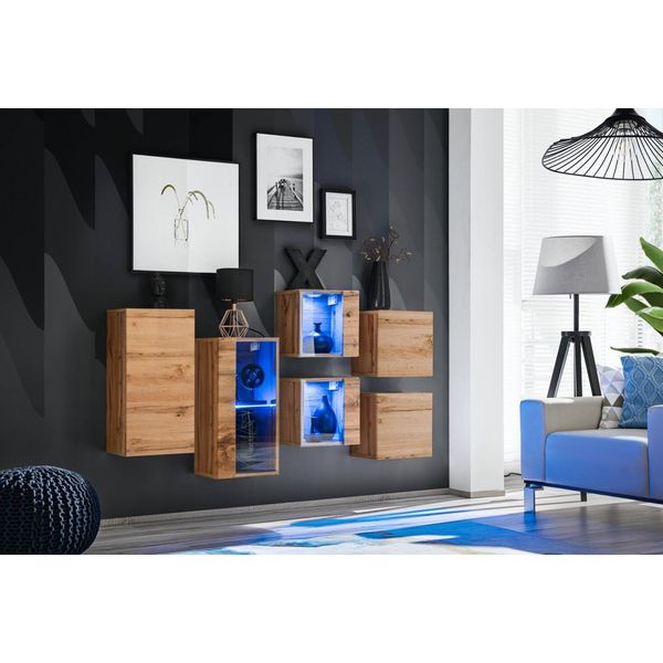 Mobili Soggiorno Rionata 4 - Rovere Wotan-image