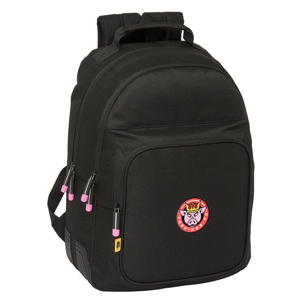 Zaino Scuola Kings League Porcinos Nero 32 X 42 X 15 Cm-image