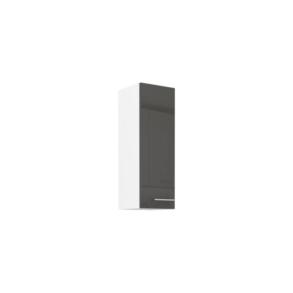 Pensile Alto Lajla - Larghezza 30 Cm, Grigio / Bianco-image
