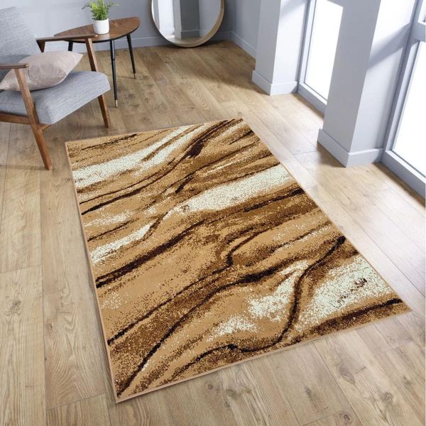 Tappeto Rettangolare 80X150 Cm Luken - Beige / Marrone-image