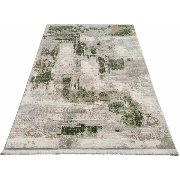 Moquette Rettangolare 120X170 Cm Stefano - Crema / Verde-image