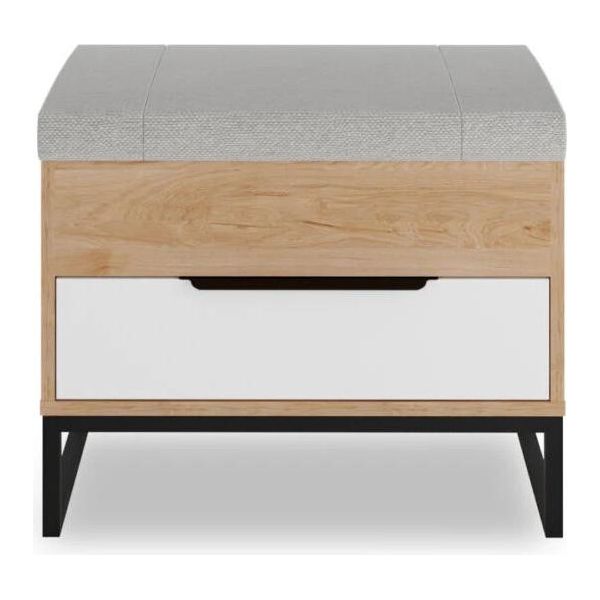 Scarpiera Da Ingresso Darcy - Rovere Noce / Bianco-image
