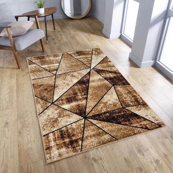 Tappeto Geometrico 50X90 Cm Luken - Beige-image