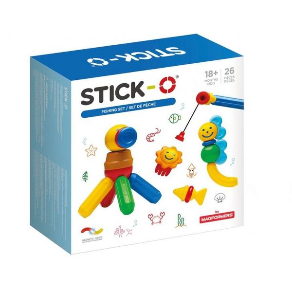 Kit Di Pesci Magnetici 26 Pezzi Multicolore-image