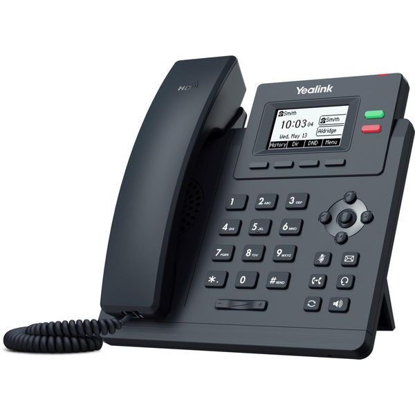 Yealink SIP-T31G - Telefono Voip - Chiamate A Cinque - Sip, Sip V2, Srtp - 2 Linee - Grigio Classico (SIP-T31G)-image