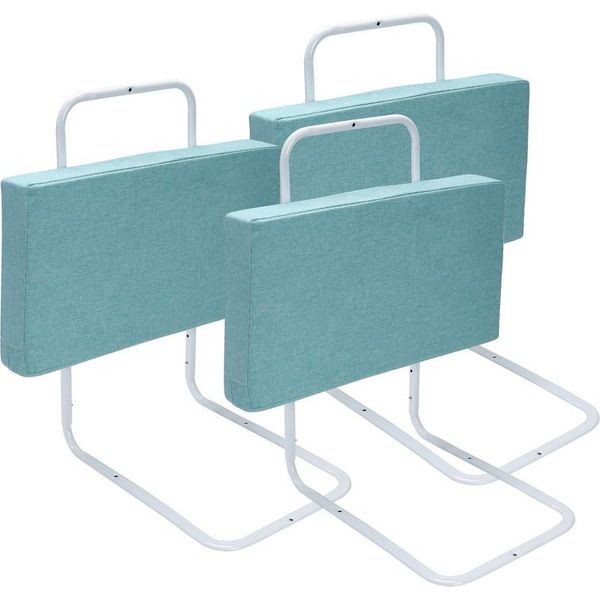 Swanew Protezione Per Letto 50Cm Protezione Anticaduta Per Bambini Protezione Per Letto Per Bambini Regolabile In Altezza Protezione Laterale Regolabile A 5 Fori 3 Pezzi Verde-image