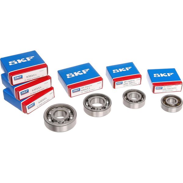 Set: Motore Cuscinetto A Sfere, Bj. 1977, 6 Pezzi - Mz Es, Ets, Ts 125, 150-image