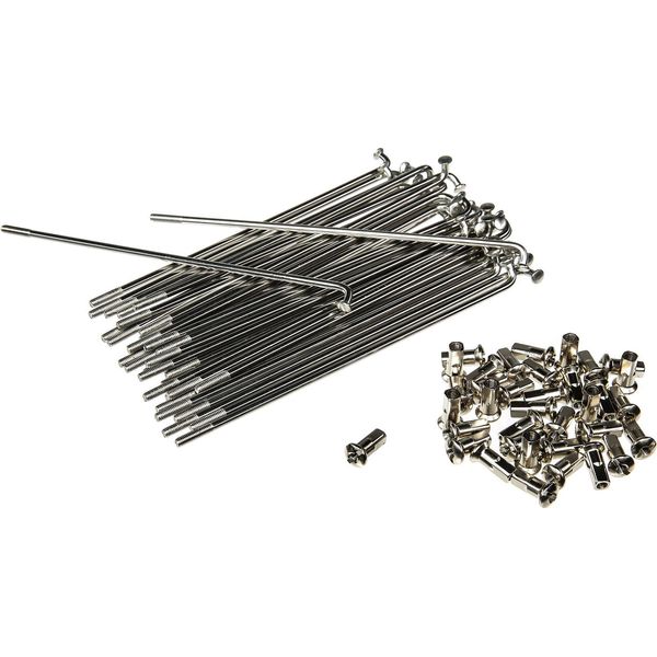 Set: Raggi Per Capezzoli - Acciaio Inossidabile Da 143,5 Mm M3.5 Per 16 Pollici - Simson S50, S51, S70, KR51 Schwalbe, SR4 Bird Series-image