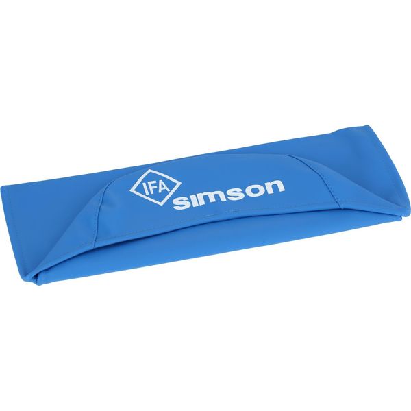 Coprisedile Liscio, Blu Con Scritta Simson - Simson S50, S51, S70, KR51/2 Schwalbe, SR4-3 Sparrowhawk, SR4-4 Habicht-image