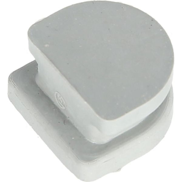 Spina Senza Foro, Gomma, Grigio - Simson S51, KR51/2 Schwalbe, SR50, S53, S70, S83, SR80-image