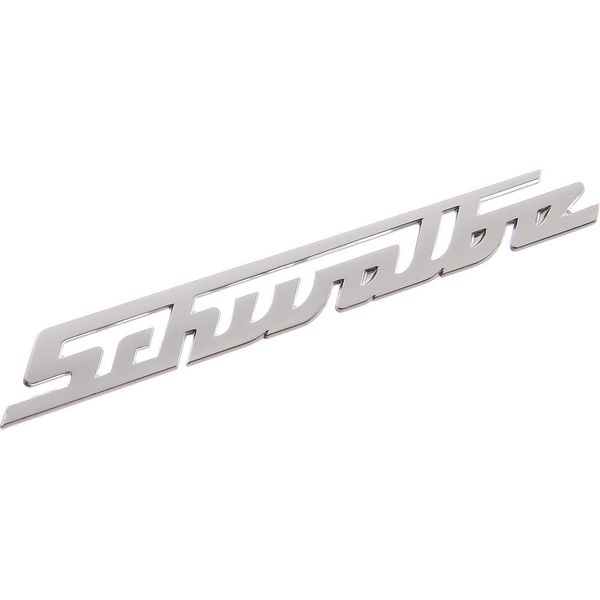 Lettering "SchwäR"" Per Placca Al Ginocchio, Alluminio Argento - Simson KR51 Schwalbe"-image
