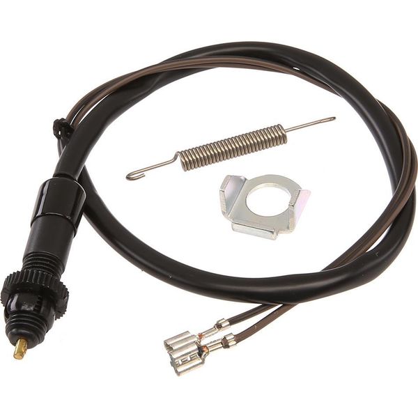 Set: Interruttore Per Luce Freno A Bassa Manutenzione, Con Supporto Per Supporto Motore - Simson S51, S70, S53, S83-image